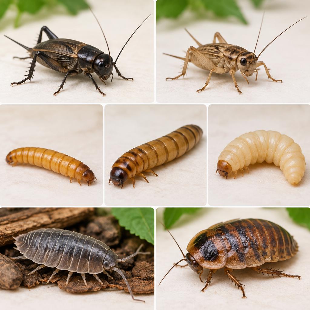 選べる7種類！お探しの活餌がきっと見つかる